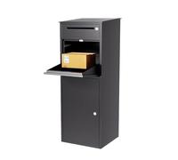 Cassetta per la consegna dei pacchi ad alta capacità, armadietto per la consegna da esterno con serratura a chiave, cassette postali multiuso per la casa