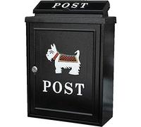 cassetta per le lettere, Cassetta delle lettere Cassetta postale for acqua piovana da esterno a muro con cassetta della posta con serratura Cassetta delle lettere creativa rurale di grandi dimensioni