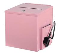 cassetta per le lettere, Cassetta delle lettere esterna alle cassette postali Cassetta dei suggerimenti Urna elettorale for scuole/uffici postali/appartamenti(Pink)