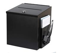 cassetta per le lettere, Cassetta delle lettere esterna alle cassette postali Cassetta dei suggerimenti Urna elettorale for scuole/uffici postali/appartamenti(Black)