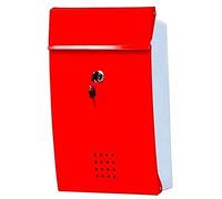 cassetta per le lettere, Cassetta delle lettere for montaggio a parete, cassetta di stoccaggio resistente e protetta con serratura for uffici domestici o aziende commerciali(Red)
