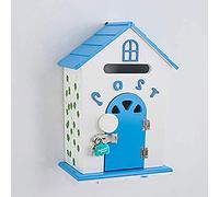 cassetta per le lettere, Cassetta postale in legno - Cassetta postale for interni Cassetta postale fissata al muro Cabina for sala consulenza psicologica creativa(White)