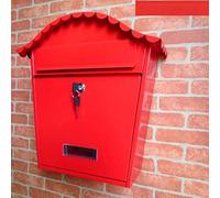 cassetta per le lettere, Cassetta postale personalizzata for montaggio a parete Whitehall - Numero civico e nome della strada - Alluminio pressofuso in sabbia