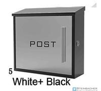 Cassetta per le lettere Myron, dimensioni: 350 x 115 mm, altezza 330 mm, incl. 3