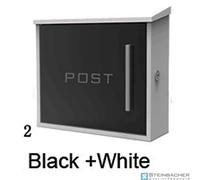 Cassetta per le lettere Myron, dimensioni: 350 x 115 mm, altezza 330 mm, incl. 3