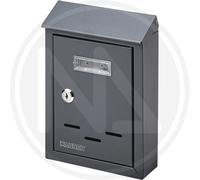 Cassetta per lettere mod.ENVOY Maurer cassetta postale acciaio grigio 18x6x26cm