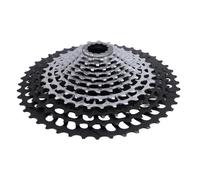 Cassetta per mountain bike a 12 velocità Lightweight Hollow Design Integrated Bicycle Wheel per cavalcare (Plateado negro)