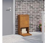 vidaXL Cassetta Postale per Pacchi 44x22x82 cm Acciaio inossidabile