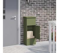 Cassetta per pacchi Oliver verde 44,5 x 29 x 110,5 cm Acciaio