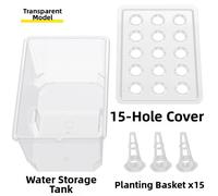 Cassetta per Piantagione Acquatica Grande da Interno 15 Fori per Terreno Casa Me