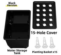 Cassetta per Piantagione Acquatica Grande da Interno 15 Fori per Terreno Casa Me