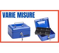 Cassetta per Portavalori di Sicurezza con 2 Chiavi in Metallo Acciaio Banconote