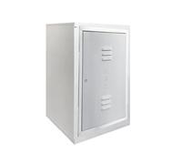 CASSETTA PER PROTEZIONE CONTATORE GAS ZINCATA cm 50x40x30 (HxLxP) Smontata