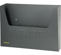 CASSETTA PER PUBBLICITA MAURER ANTRACITE 34X8X26H CM