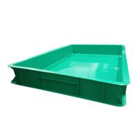 Cassetta pizza Professionali Porta Impasti 60x40x7 HDPE verde Scrivibile HACCP