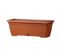 Cassetta Polipropilene Coste Cotto Cm 60 01005 Marrone Teraplast