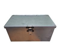 CASSETTA PORTA ATTREZZI 260X140X130MM LAMIERA FERRO TRATTORE MULETTO ESCAVATORE