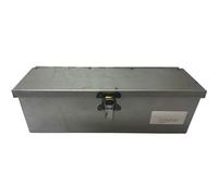 Cassetta Porta Attrezzi In Lamiera, Piegata e Saldata, Per Trattore 300x90x95mm
