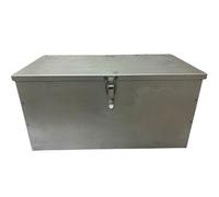 Cassetta Porta Attrezzi In Lamiera, Piegata e Saldata,Per Trattore 500x250x250mm