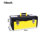 Cassetta porta attrezzi portatile chiudibile a chiave con vassoio estraibile e s