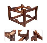 Cassetta Porta Bottiglie Biberon Scaffale Portaoggetti in Legno Massello