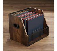 Cassetta Porta Dischi Display Aperto Porta Dischi in Vinile Struttura Aperta