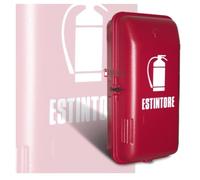 CASSETTA PORTA ESTINTORE KG 9 IN ABS LEGGERA PER ESTERNO PROTEZIONE RAGGI U.V