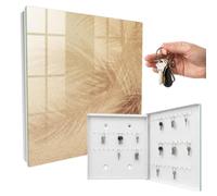 Cassetta portachiavi 30x30 cm Tracce di schiuma Porta Destra Bianco