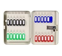Cassetta Portachiavi Armadietto portachiavi Combinazione portachiavi Montaggio a parete Decorativo Multi-opzionale Gestione chiavi con etichette colorate, Organizer per riporre gli hotel Arm
