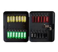 Cassetta Portachiavi con Serratura a Combinazione, Montaggio a Parete, capacità 20, 5 Tipi di capacità, armadietto Opzionale, deposito Sicuro per la Gestione immobiliare e automobilistica (n