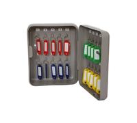 Cassetta portachiavi da muro - 20x16x7 cm - 20 posti - grigio antracite - Metalp