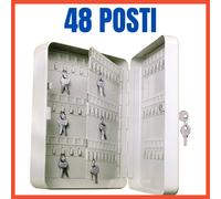 Cassetta Portachiavi da Parete Appendichiavi Appendi Chiavi Metallo Porta Chiavi