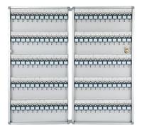 Cassetta portachiavi da parete con 120 ganci ed etichette, ideale per la gestione immobiliare e i concessionari di auto