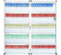 Cassetta portachiavi da parete, con serratura, per 120 chiavi, elegante, resistente, sicura per la gestione delle chiavi, per casa o ufficio