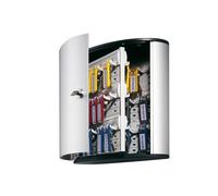 Cassetta portachiavi da parete Key Box - 30,2x11,8x28 cm - 54 posti - grigio - D