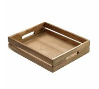 Cassetta portafrutta in legno di acacia varie misure - porta spezie in legno