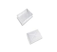 Giganplast Cassetta porta impasto mod.service con coperchio 60x40x10 cm Bianca