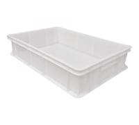 Giganplast Cassetta portaimpasto Service 60x40 cm Plastica bianca 3 cassette + coperchio