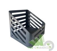 CASSETTA PORTALEGNA ACCIAIO VERNICIATO NERO INTERNO 45x40x40 CM CONTENITORIE