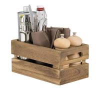 Cassetta Portamenù in Legno Securit - 11,6x24x14,2 cm - CAD-VIN (Marrone)