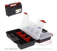 CASSETTA PORTAMINUTERIA TYGER DOUBLE MINI 16 SCOMPARTI 29X20X12 CM PLASTICA