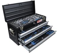 Cassetta portattrezzi metallo BGS 3 cassetti 143 utensili