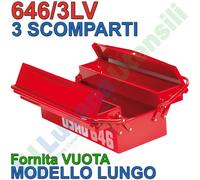 Cassetta PortaUtensili Attrezzi USAG Estensibile VUOTA Valigetta Lamiera 646/3LV