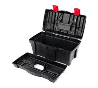 CASSETTA PORTAUTENSILI CALIBER struttura polipropilene - cerniere ABS - maniglia plastica ergonomica - 1 scomparto - vassoio estraibile - 2 chiusure scatto laterali - mm.460x257x227h.