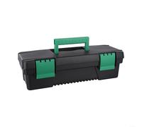 Cassetta portautensili compatta e portatile da 25,4 cm con fibbia di bloccaggio in ABS sicura, adatta per organizzare strumenti di falegnameria e riparazione elettrica con comoda maniglia