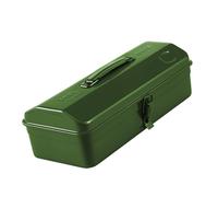 Cassetta portautensili in ferro con struttura resistente, maniglia portatile e rivestimento resistente alla ruggine, per l'organizzazione degli attrezzi e per tecnici professionisti