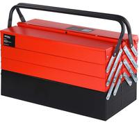 Cassetta Attrezzi Metallo 7 Scomparti Portautensili Officina Lavoro 58x24xh29 cm