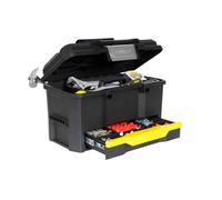 Cassetta portautensili lucchettabile con doppio scomparto e cassetto organizer STANLEY 1-70-316