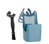 Cassetta Portautensili Per Olio Catena Moto - Kit Con Spazzola E Strumento Antispruzzo | Accessorio Pratico Per Lubrificazione Precisa Della Catena | Ideale Per Manutenzione Bici