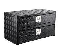 Cassetta Portautensili Sottoscocca Per Camion in Alluminio Mandorlato Con Cassetto - Morsetto Di Compressione a 3 Punti Robusta, Prodotta Negli Stati Uniti Per Da Lavoro